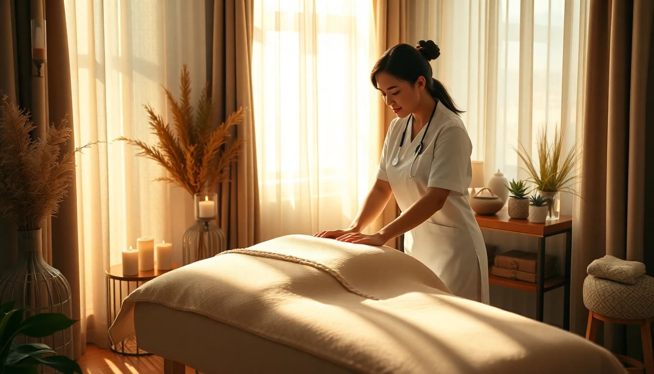 Experience ultimate relaxation with professional 동탄출장마사지 in a serene massage environment.
