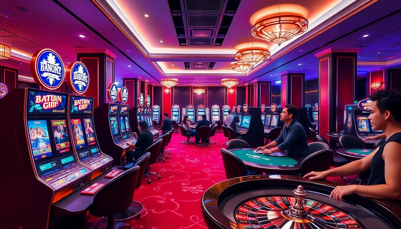 Experience the excitement of batman138 with vibrant slot machines and engaging table games.