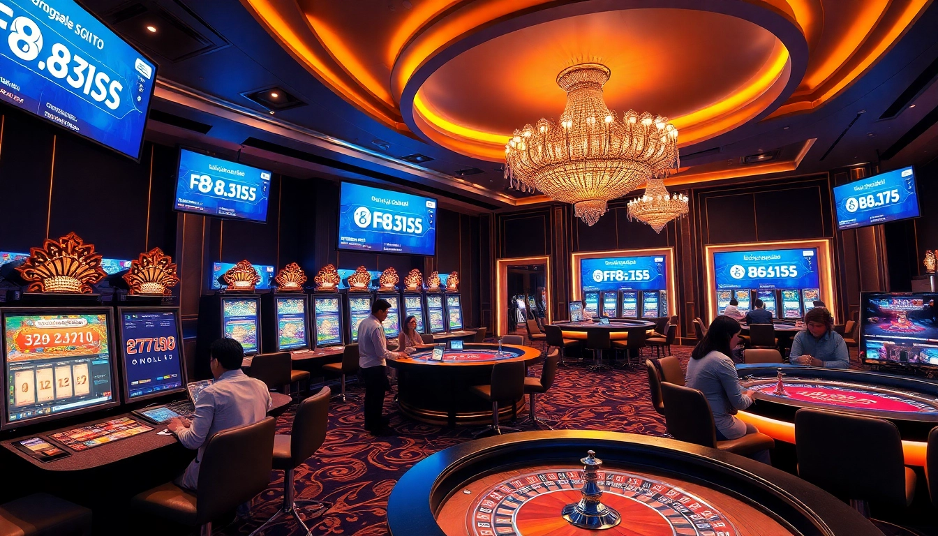 Experience the excitement of online gaming at https://f8bet.io/ with a luxurious casino ambiance.