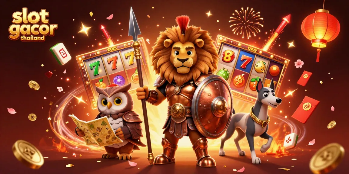 Experience the thrill of slot gacor thailand with vibrant characters and colorful symbols in action!