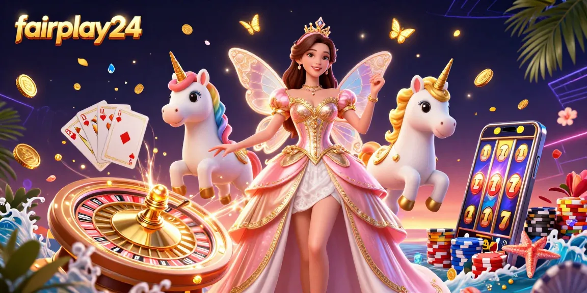 Win big with fairplay24 by placing bets in a vibrant, action-filled casino scene.
