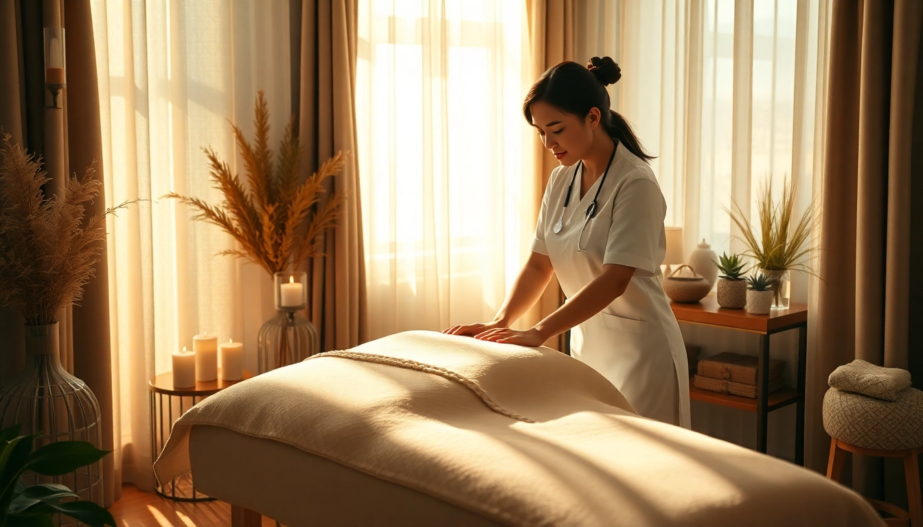 Experience ultimate relaxation with professional 동탄출장마사지 in a serene massage environment.