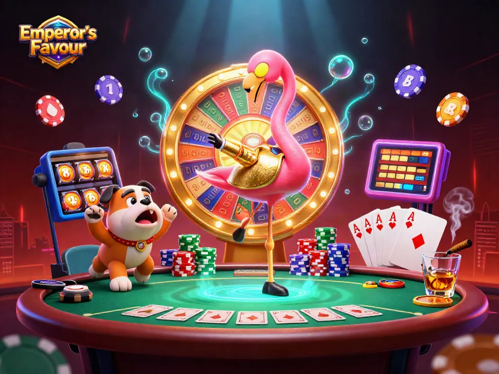 Emperor’s Favour สร้างบรรยากาศคาสิโนด้วยสัญลักษณ์สล็อตและการแข่งขันที่น่าตื่นเต้น