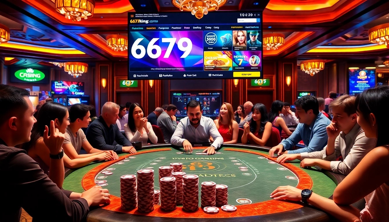 Experience the thrill of online gaming at 6679king with vibrant poker action.