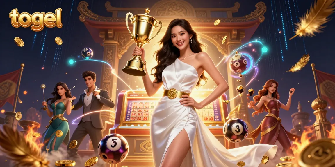 Victorious Asian woman celebrates her togel win, capturing the excitement and thrill of lottery success.