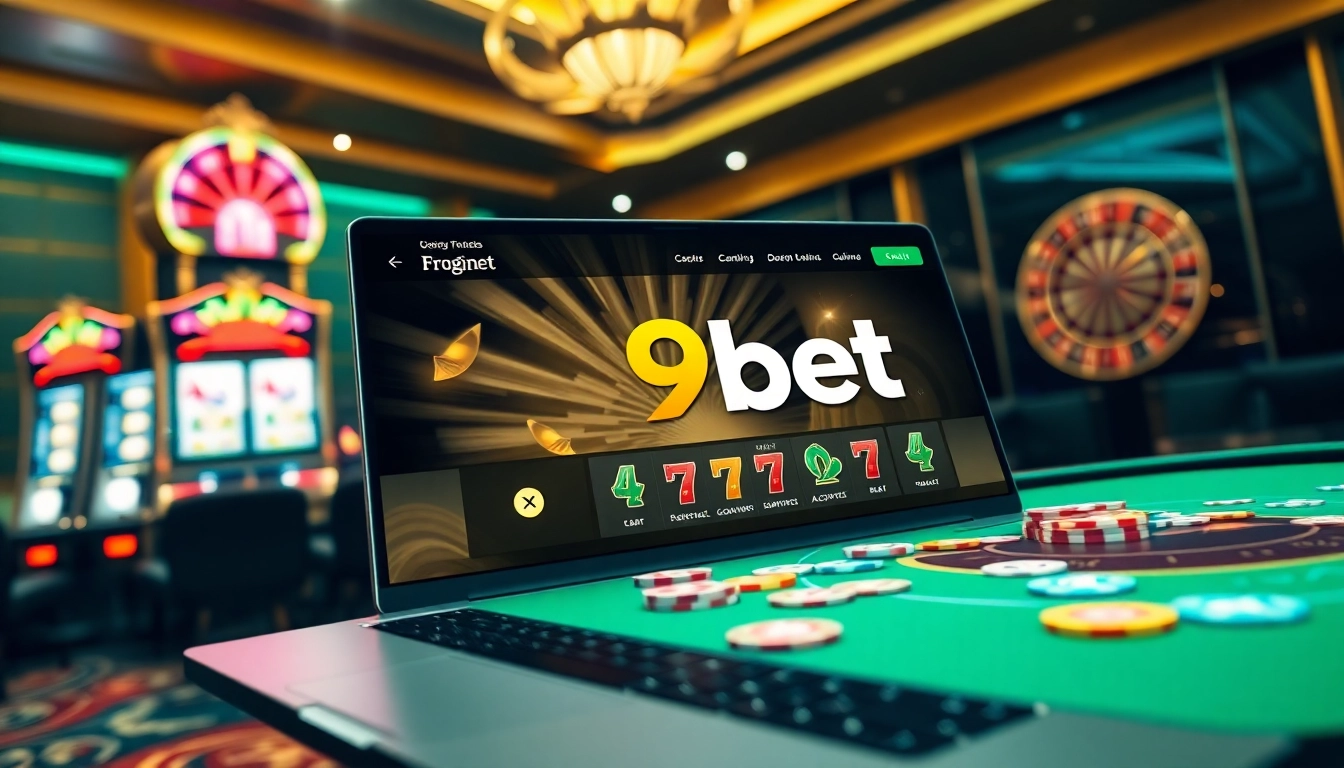 Experience the luxury and excitement of i9bet at a vibrant casino table with cards and chips.
