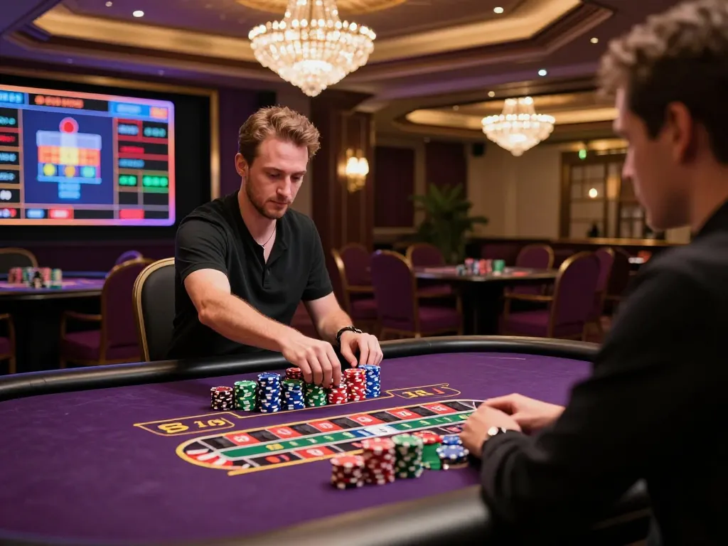 Join JUARA88 DAFTAR players at a stylish roulette table during live dealer action