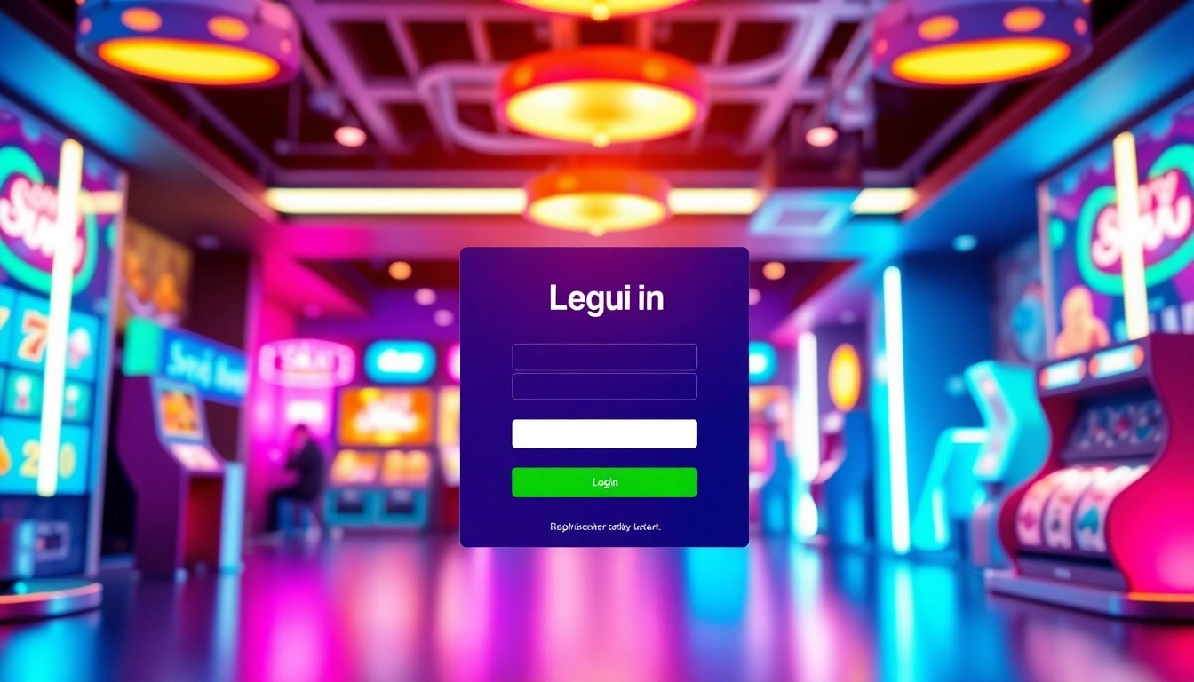 Login screen garasislot login yang menarik dan interaktif untuk pengguna baru.