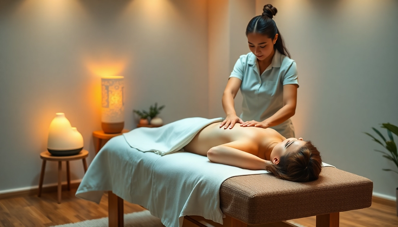 Experience a soothing 동탄출장마사지 in a calming spa environment.