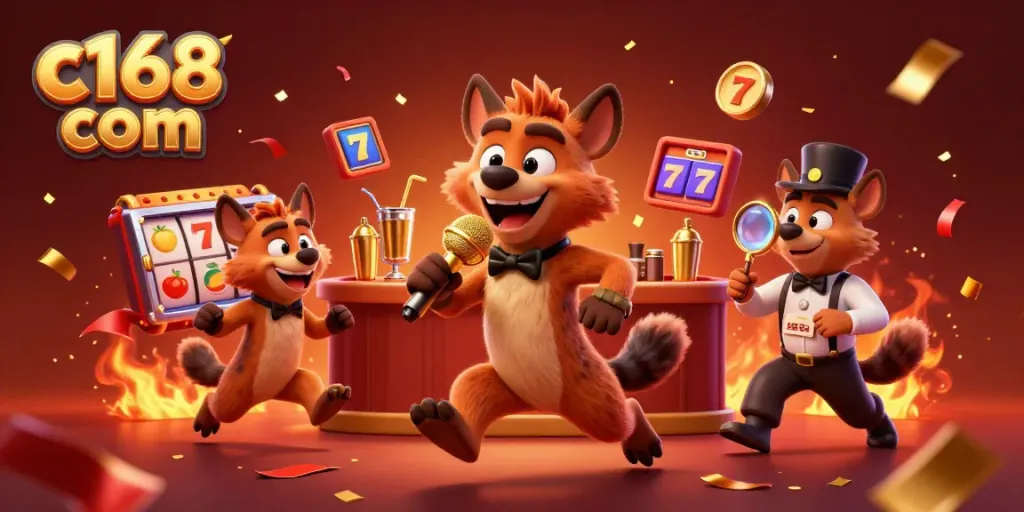 Experience exciting entertainment at c168 com with a lively casino atmosphere and vibrant characters.