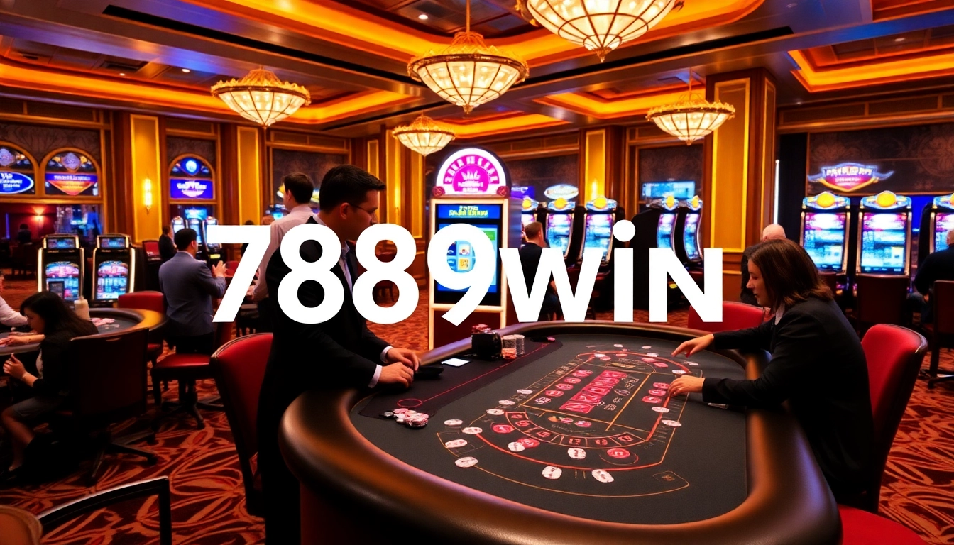Experience luxury gaming at 789win with vibrant casino tables and exciting slot machines.