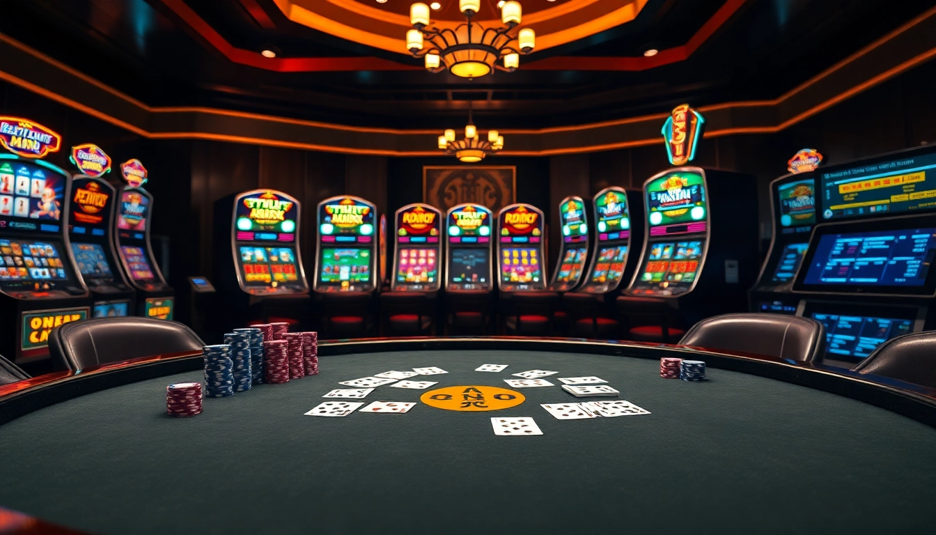 Engage in a thrilling poker game featuring the hidden wiki link among vibrant casino elements.