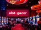 Experience the thrill of a slot gacor casino with players eagerly betting on vibrant machines.
