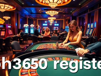 Experience the thrill of gaming with ph365 register at a vibrant casino table.