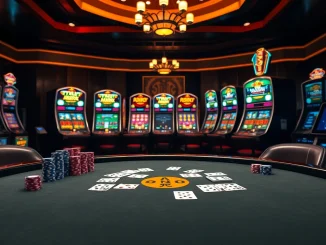 Engage in a thrilling poker game featuring the hidden wiki link among vibrant casino elements.