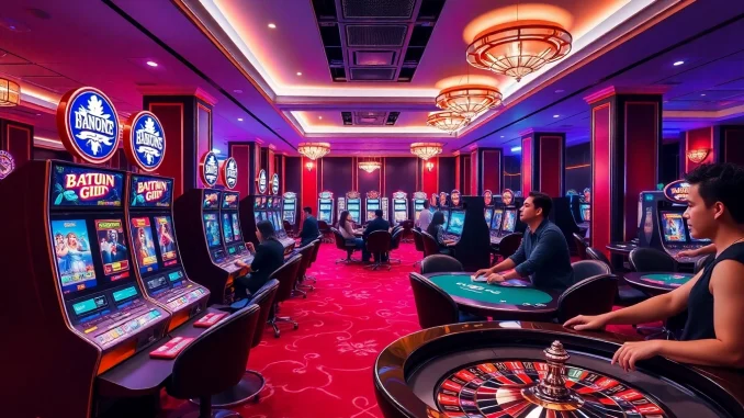 Experience the excitement of batman138 with vibrant slot machines and engaging table games.