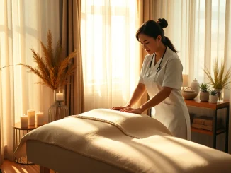 Experience ultimate relaxation with professional 동탄출장마사지 in a serene massage environment.